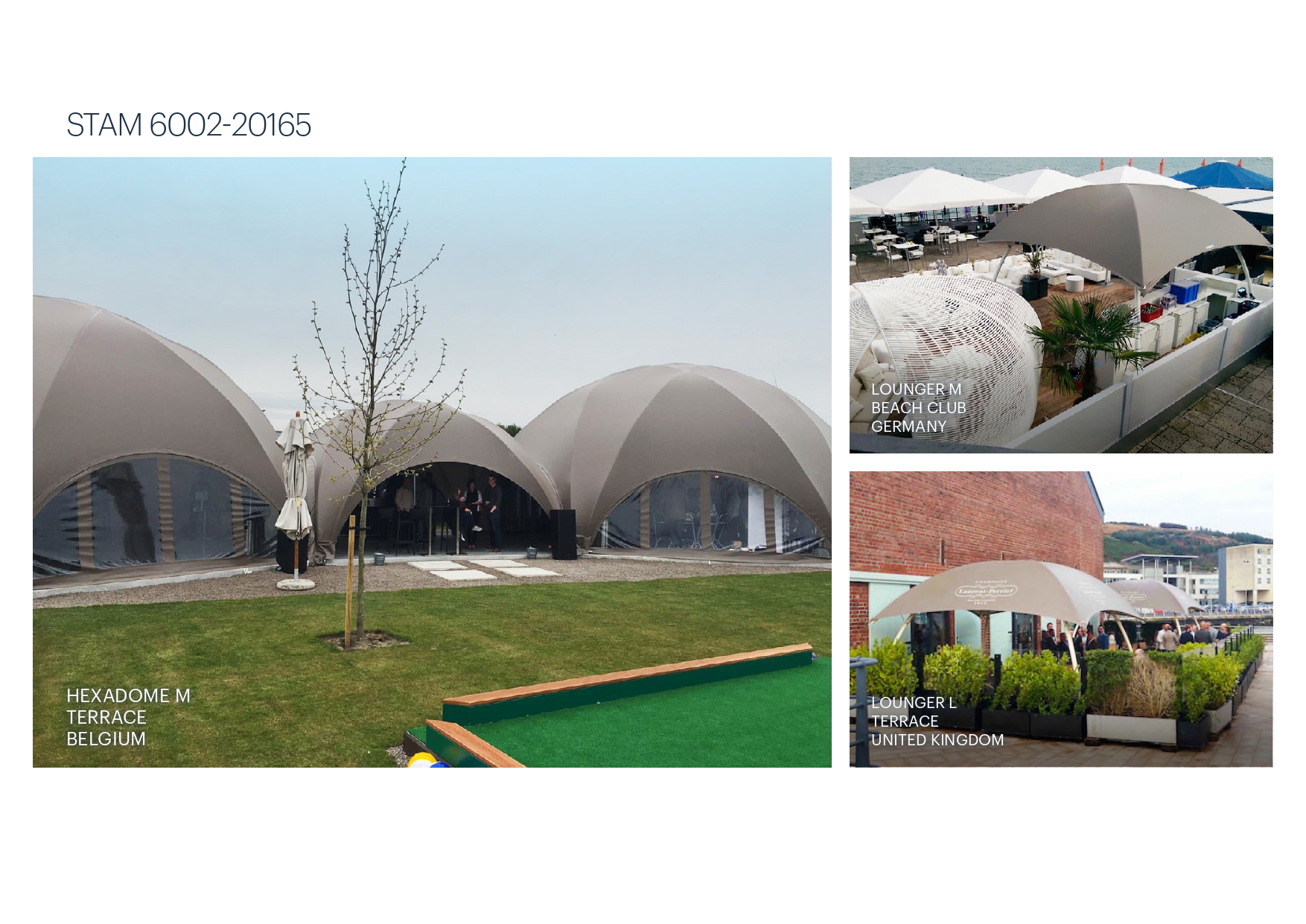 Carpas y espacios Modulares